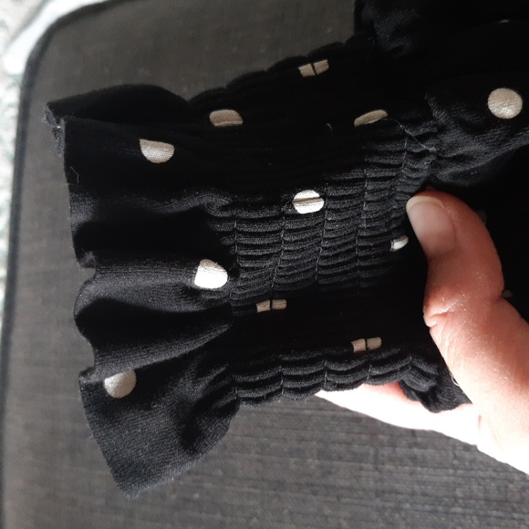 RW&CO polka dot high neck shirt size medium - Picture 2 of 2